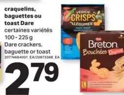 L'Intermarché CRAQUELINS BAGUETTES | BAGUETTE OR TOAST, 100 - 225 G offer