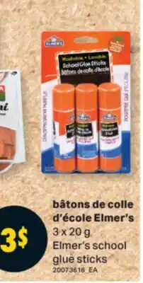 L'Intermarché BÂTONS DE COLLE D'ÉCOLE | SCHOOL GLUE STICKS, 3 X 20 G offer