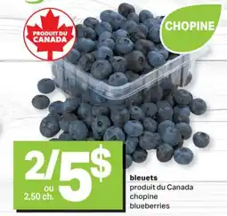 L'Intermarché BLEUETS | CHOPINE BLUEBERRIES offer