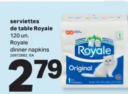 L'Intermarché SERVIETTES DE TABLE | DINNER NAPKINS, 120 UN offer