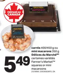 L'Intermarché CARRÉS 400/450 G OU MINI MACARONS 350 G | SQUARES OR MINI MACAROONS offer