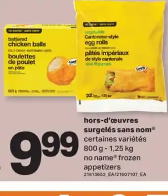 L'Intermarché HORS-D'ŒUVRES SURGELÉS | FROZEN APPETIZERS, 800 G - 1,25 KG offer