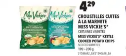 L'Intermarché CROUSTILLES CUITES À LA MARMITE | KETTLE COOKED POTATO CHIPS, 190 – 200 G offer
