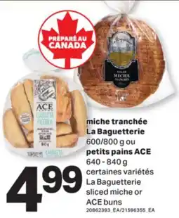 L'Intermarché MICHE TRANCHÉE, 600/800 G OU OU PETITS PAINS, 640 - 840 G | SLICED MICHE OR BUNS offer