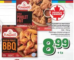 L'Intermarché AILES DE POULET OU MORCEAUX DE POULET PANÉS | CHICKEN WINGS OR BREADED CHICKEN PIECES, 550 - 750 G offer