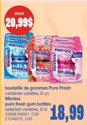 Wholesale Club BOUTEILLE DE GOMMES PURE FRESH, 6 un offer