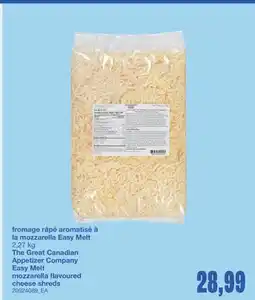 Wholesale Club FROMAGE RÂPÉ AROMATISÉ À LA MOZZARELLA EASY MELT offer
