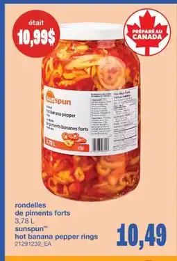 Wholesale Club RONDELLES DE PIMENTS FORTS, 3,78 L offer