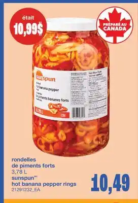 Wholesale Club RONDELLES DE PIMENTS FORTS, 3,78 L offer