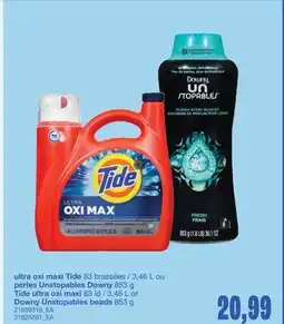 Wholesale Club ULTRA OXI MAXI 83 BRASSÉES / 3,46 L OU PERLES UNSTOPABLES, 853 G offer