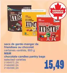 Wholesale Club SACS DE GARDE-MANGER DE FRIANDISES AU CHOCOLAT, 800 G offer