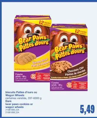 Wholesale Club BISCUITS PATTES D'OURS OU, 337-6300 G offer