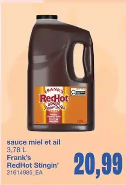 Wholesale Club SAUCE MIEL ET AIL, 3,78 L offer