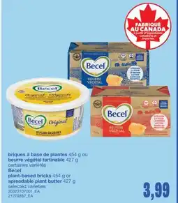 Wholesale Club BRIQUES À BASE DE PLANTES 454 G OU BEURRE VÉGÉTAL TARTINABLE 427 G offer