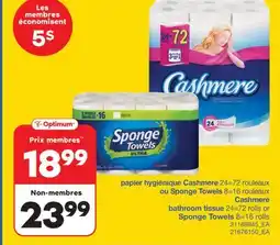 Wholesale Club PAPIER HYGIÉNIQUE, 24=72 ROULEAUX OU 8=16 ROULEAUX offer