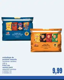 Wholesale Club EMBALLAGE DE PRODUITS ASSORTIS, 448 g offer