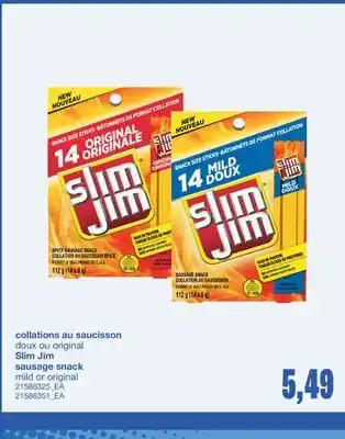 Wholesale Club COLLATIONS AU SAUCISSON DOUX OU ORIGINAL offer