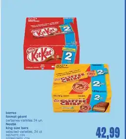 Wholesale Club BARRES FORMAT GÉANT, 24un offer