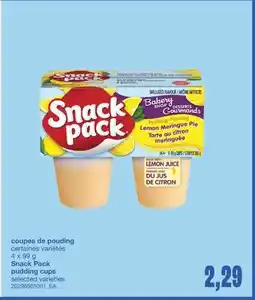 Wholesale Club COUPES DE POUDING, 4 X 99 G offer