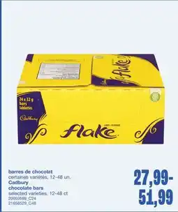 Wholesale Club BARRES DE CHOCOLAT, 12-48un offer
