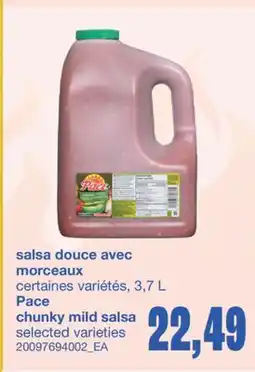 Wholesale Club SALSA DOUCE AVEC MORCEAUX, 3,7 L offer