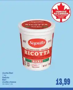 Wholesale Club RICOTTA BARI, 1 KG offer