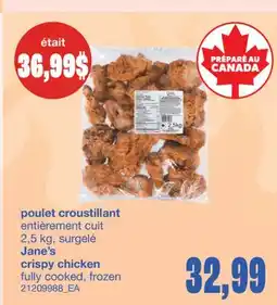 Wholesale Club POULET CROUSTILLANT, 2,5 kg offer