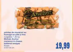 Wholesale Club POINTES DE MACARONI AU FROMAGE EN PATE A FRIRE, 1,36 KG offer