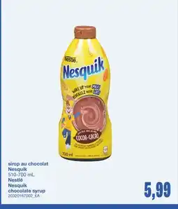 Wholesale Club SIROP AU CHOCOLAT, 510-700 ML offer
