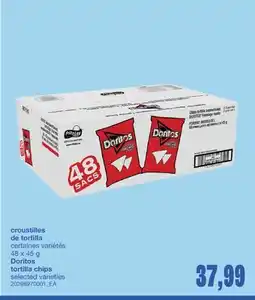 Wholesale Club CROUSTILLES DE TORTILLA, 48 X 45 G offer