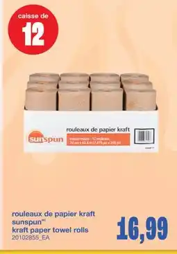 Wholesale Club ROULEAUX DE PAPIER KRAFT, caisse de 12 offer