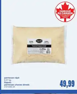 Wholesale Club PARMESAN RÂPÉ, 2,27 kg offer