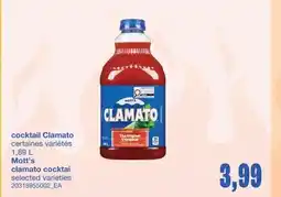 Wholesale Club COCKTAIL CLAMATO, 1,89 L offer