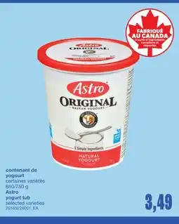 Wholesale Club CONTENANT DE YOGOURT, 650/750g offer