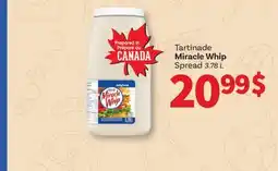 Wholesale Club TARTINADE, 3.78 L offer