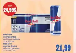 Wholesale Club BOISSONS ÉNERGISANTES, 12 x 250 mL offer