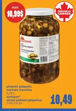 Wholesale Club PIMENTS JALAPEÑO MARINÉS TRANCHÉS, 3,78 L sunspunMC offer