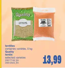 Wholesale Club LENTILLES, 5 kg offer