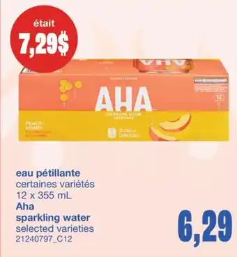 Wholesale Club EAU PÉTILLANTE, 12 X 355 ML offer
