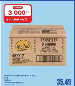 Wholesale Club RONDELLES D'OIGNON EN PÂTE À FRIRE offer