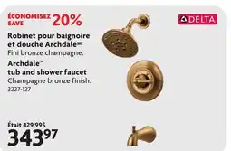 Home Hardware Archdale Tub And Shower Faucet offer