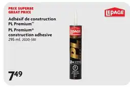 Home Hardware PL Premium Construction Adhesive offer