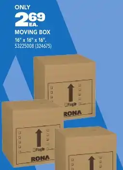 RONA MOVING BOX offer