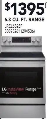 RONA 6.3 CU. FT. RANGE offer