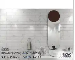 RONA Cava Carrara Collection Tiles offer