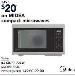 RONA MIDEA compact microwaves offer