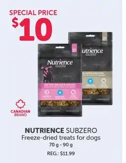 Mondou NUTRIENCE SUBZERO Freeze-dried treats for dogs offer