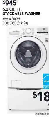 RONA 5.2 CU. FT. STACKABLE WASHER offer