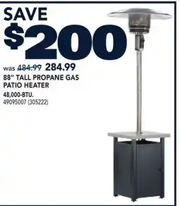 RONA 88 TALL PROPANE GAS PATIO HEATER offer