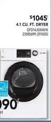RONA GE 4.1 CU. FT. DRYER offer
